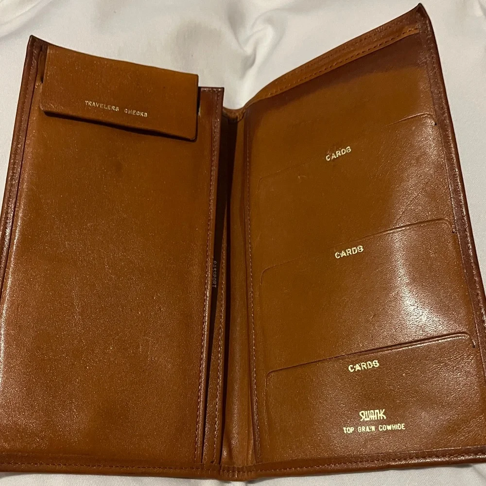 Swank Top Grain Cowhide Brown Leather Wallet